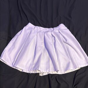 Hot Topic White Skater Skirt